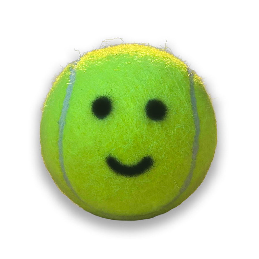 he just a tennis ball :)